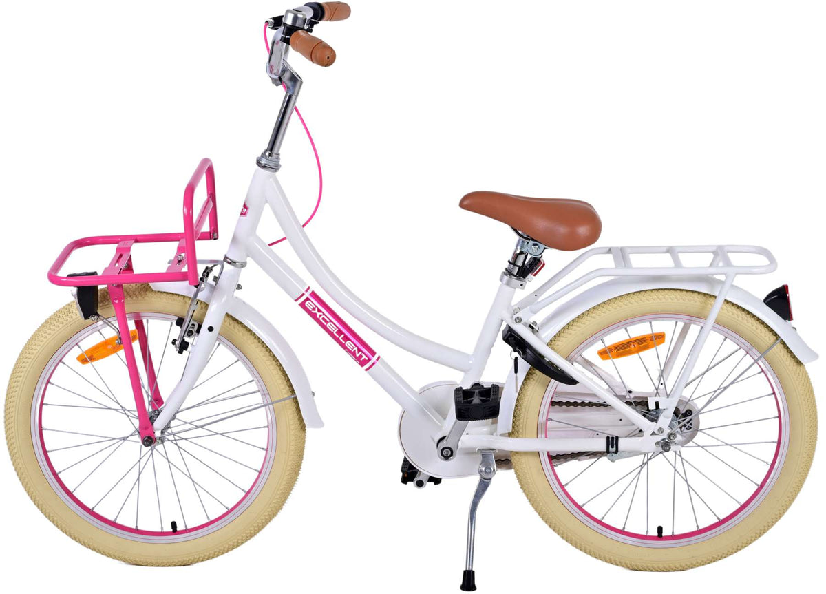 Volare Excellent Kinderfiets - Meisjes - 20 inch - Wit