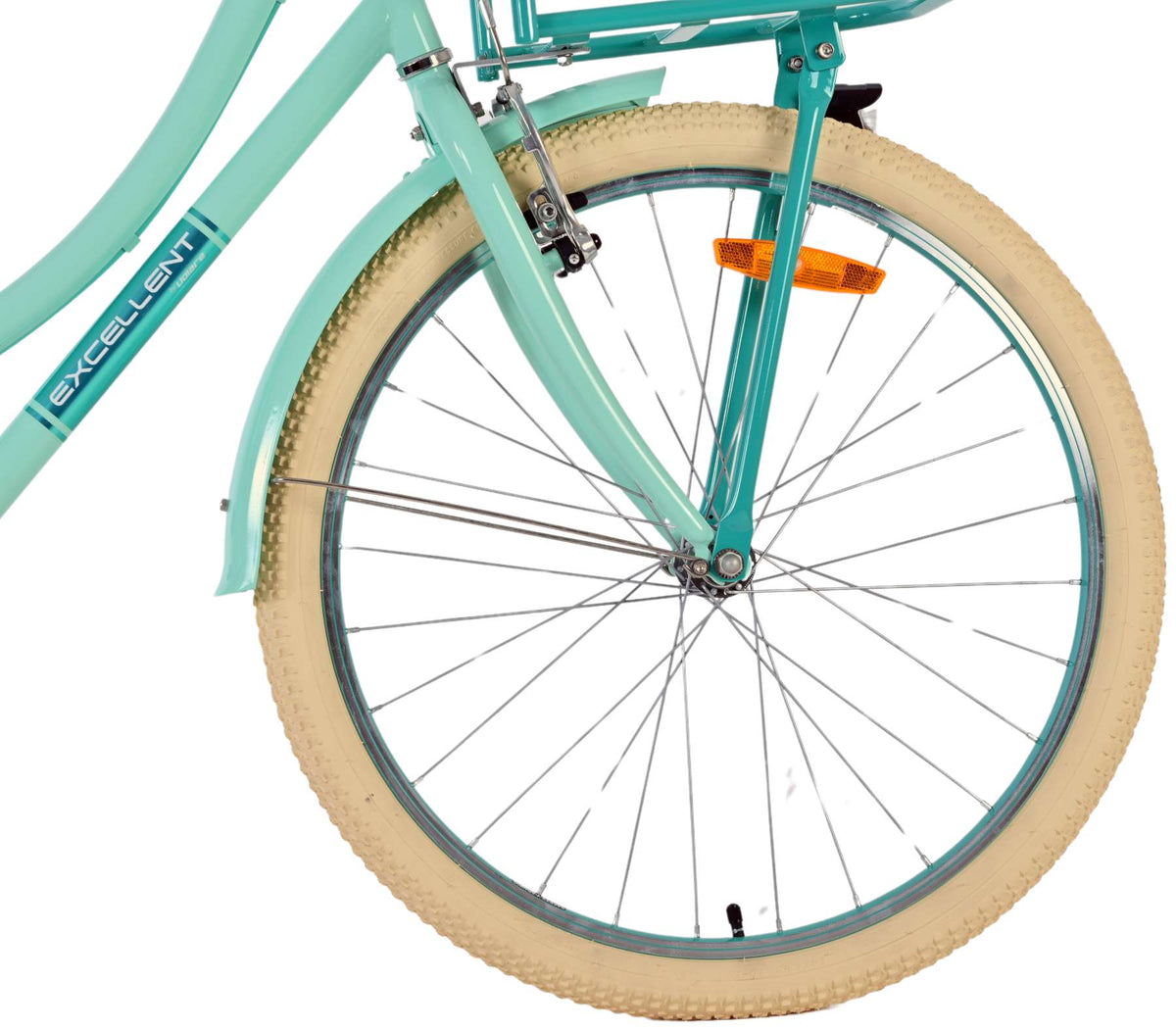 Volare Excellent Kinderfiets - Meisjes - 24 inch - Groen - Twee handremmen