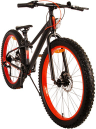 Volare Gradient Kinderfiets - Jongens - 26 inch - Zwart Oranje - 7 versnellingen