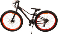 Volare Gradient Kinderfiets - Jongens - 26 inch - Zwart Oranje - 7 versnellingen