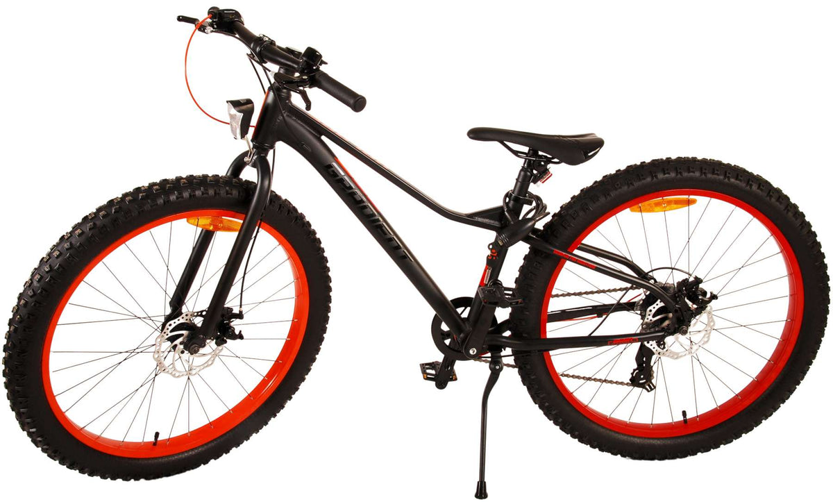 Volare Gradient Kinderfiets - Jongens - 26 inch - Zwart Oranje - 7 versnellingen