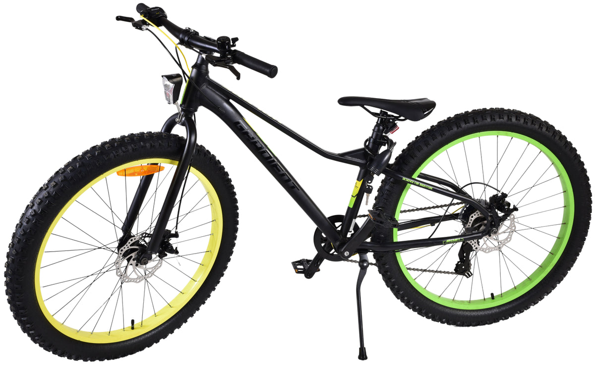 Volare Gradient Kinderfiets - Jongens - 26 inch - Zwart Geel Groen - 7 versnellingen
