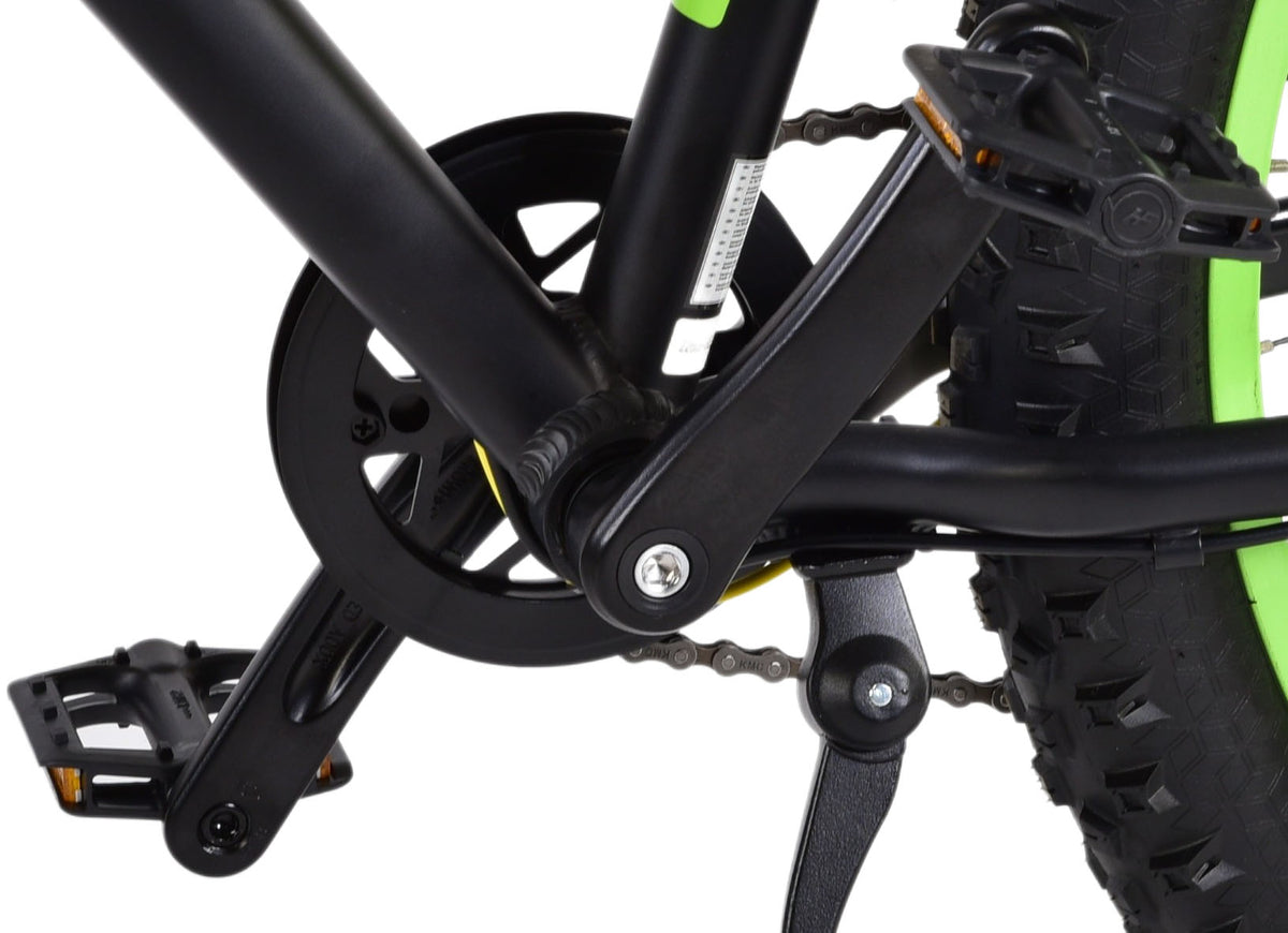 Volare Gradient Kinderfiets - Jongens - 26 inch - Zwart Geel Groen - 7 versnellingen