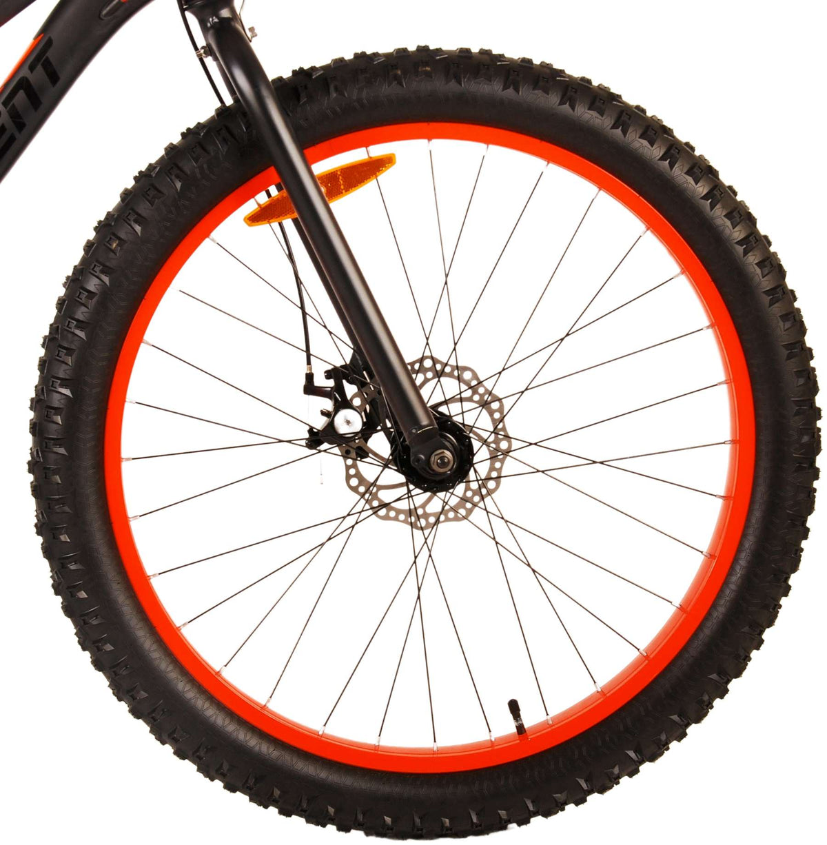 Volare Gradient Kinderfiets - Jongens - 26 inch - Zwart Oranje - 7 versnellingen