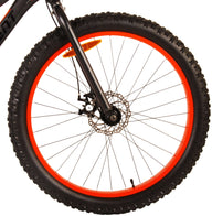 Volare Gradient Kinderfiets - Jongens - 26 inch - Zwart Oranje - 7 versnellingen