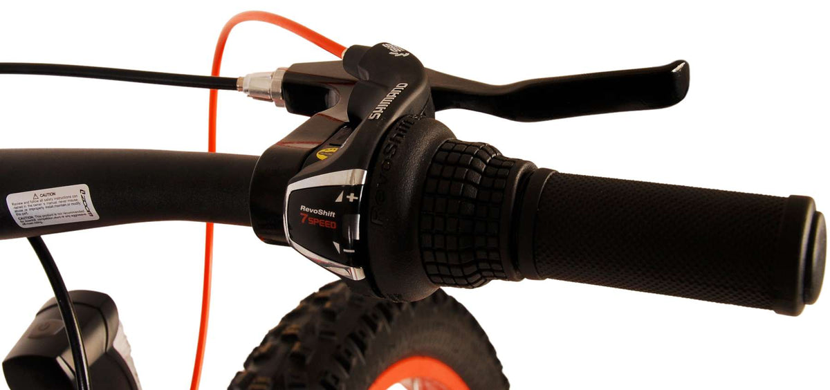 Volare Gradient Kinderfiets - Jongens - 26 inch - Zwart Oranje - 7 versnellingen