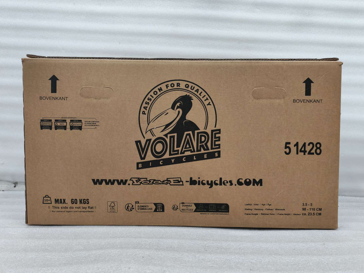 Volare Strike Kinderfiets - Jongens - 14 inch - Groen - Twee handremmen