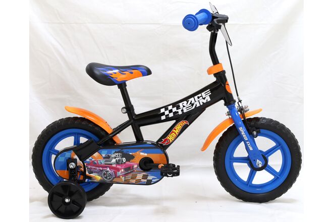 Hot Wheels Kinderfiets - Jongens - Mag Wheels - 12 inch - Zwart