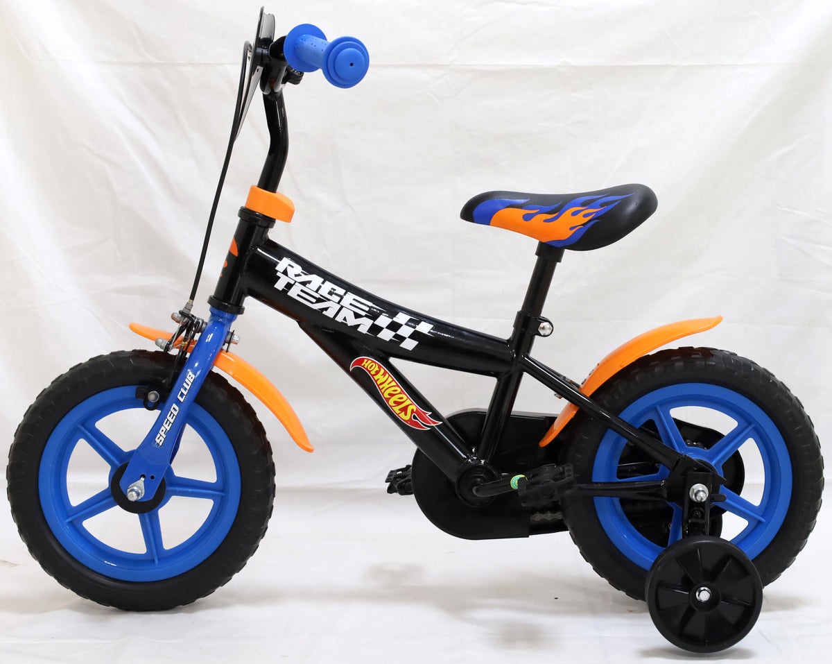 Hot Wheels Kinderfiets - Jongens - Mag Wheels - 12 inch - Zwart