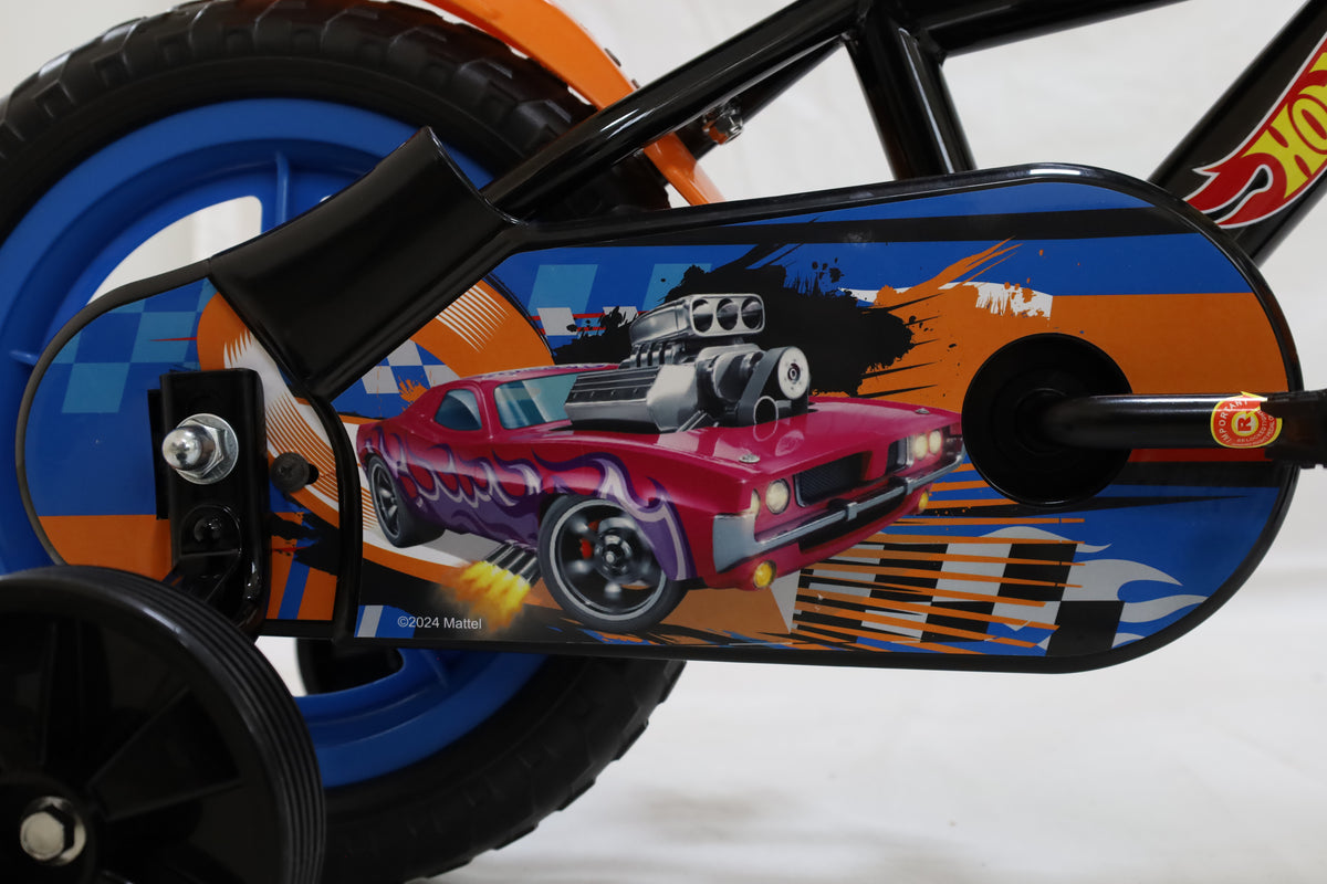 Hot Wheels Kinderfiets - Jongens - Mag Wheels - 12 inch - Zwart