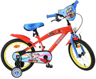 Paw Patrol Kinderfiets - Jongens - 16 inch - Rood Blauw