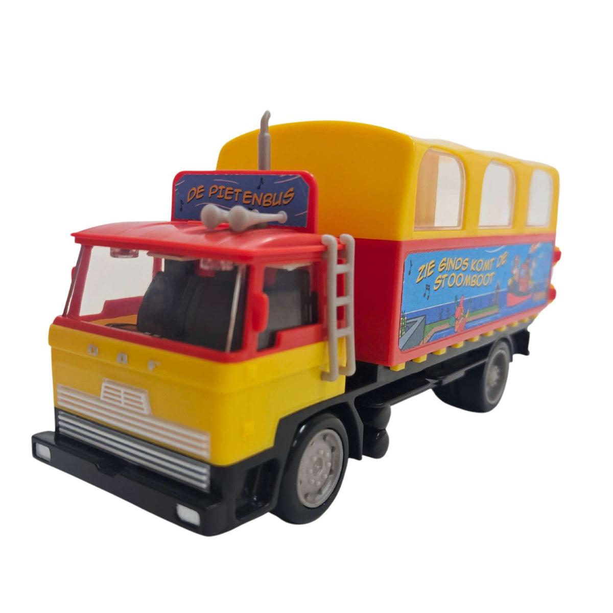 Pietenbus met toetergeluid