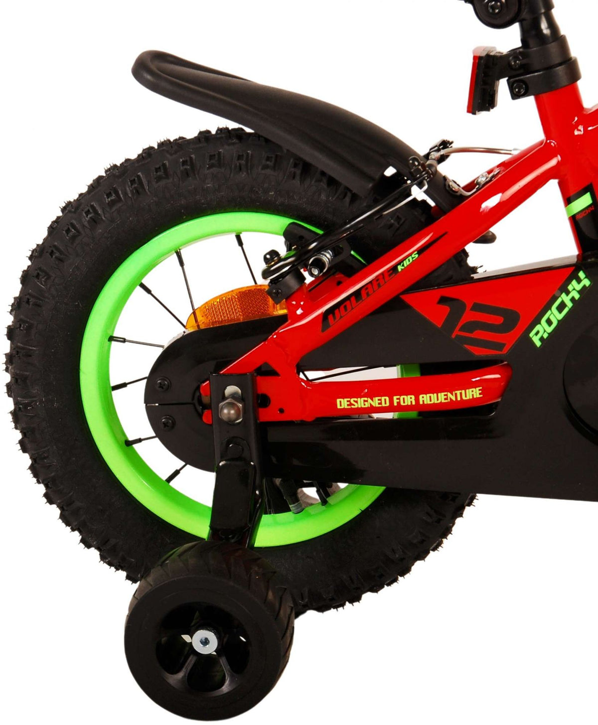 Volare Rocky Kinderfiets - Jongens - 12 inch - Rood