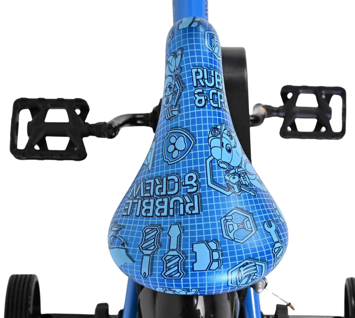 Paw Patrol -Rubble & Crew - Kinderfiets - Jongens - 12 inch - Blauw - Twee handremmen