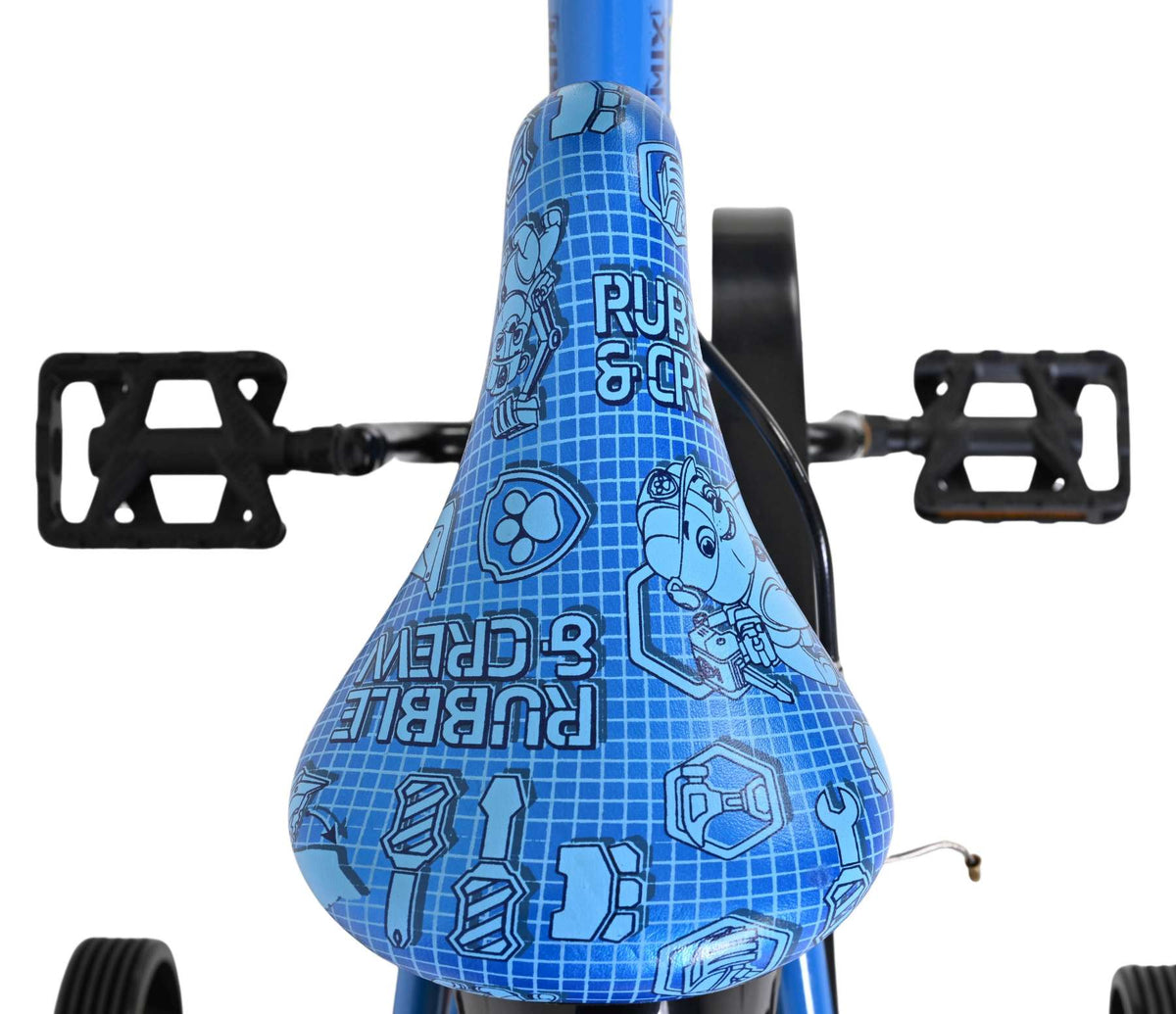 Paw Patrol -Rubble & Crew Kinderfiets - Jongens - 14 inch - Blauw - Twee handremmen
