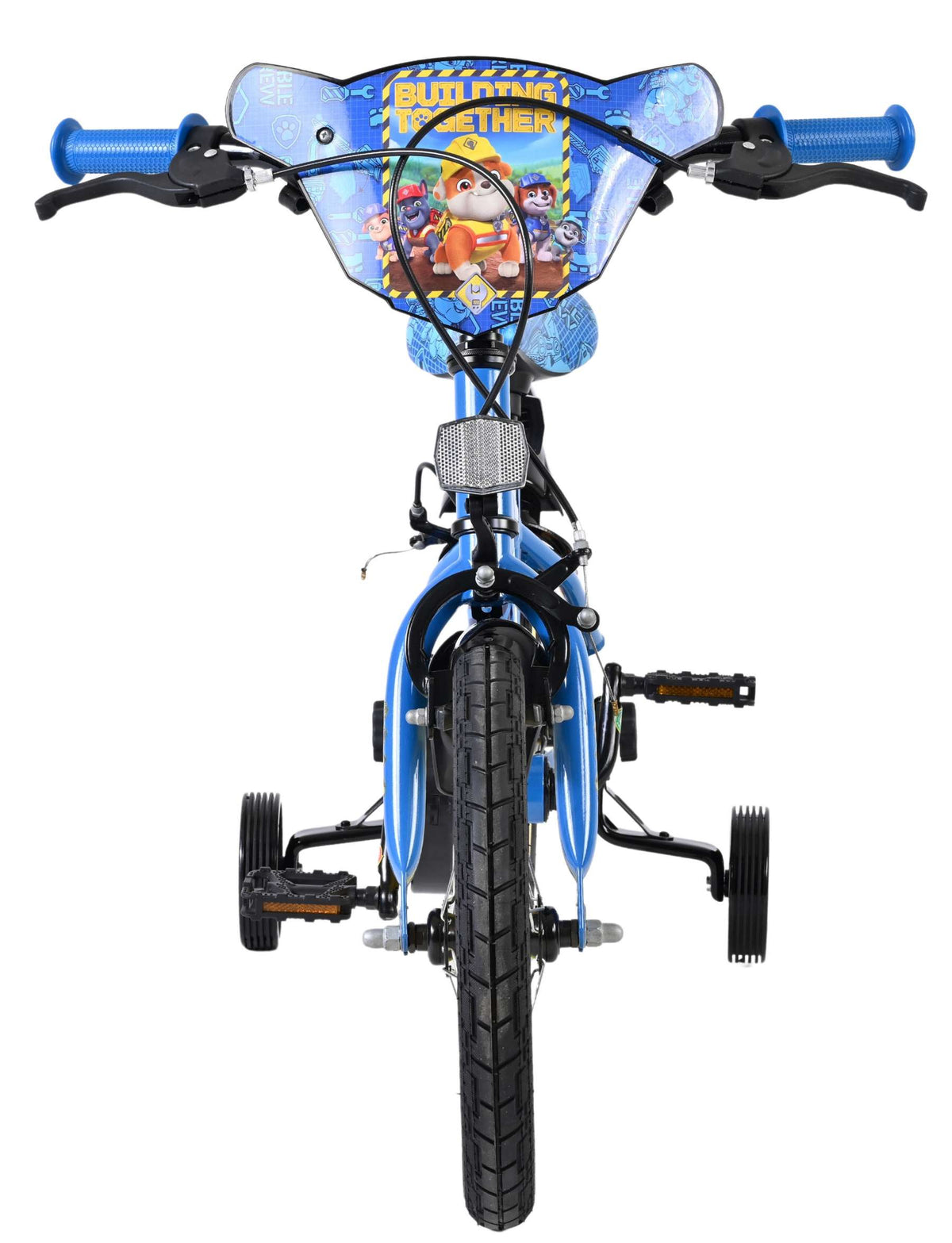 Paw Patrol -Rubble & Crew Kinderfiets - Jongens - 14 inch - Blauw - Twee handremmen