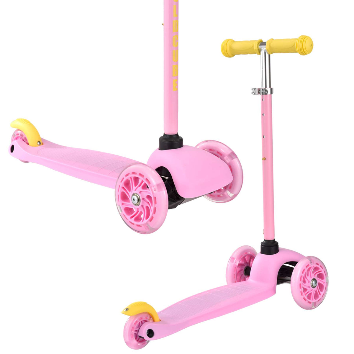 BOLDCUBE Teeny driewielstep - Roze