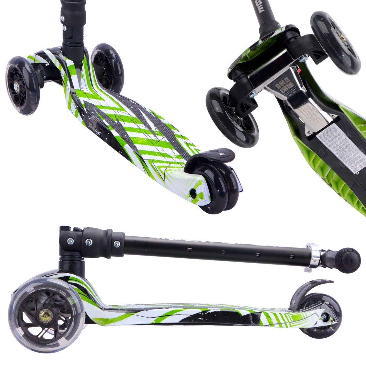 BOLDCUBE Big driewielstep - Swift Green