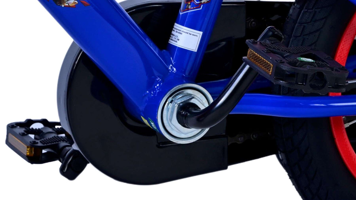 Sonic Prime Kinderfiets - Jongens - 12 inch - Blauw Rood - Twee handremmen