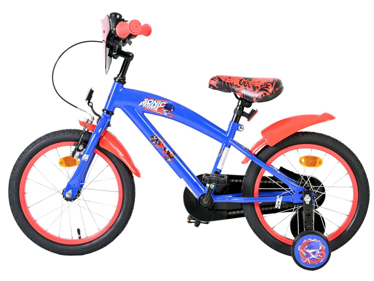 Sonic Kinderfiets - Jongens - 16 inch - Blauw