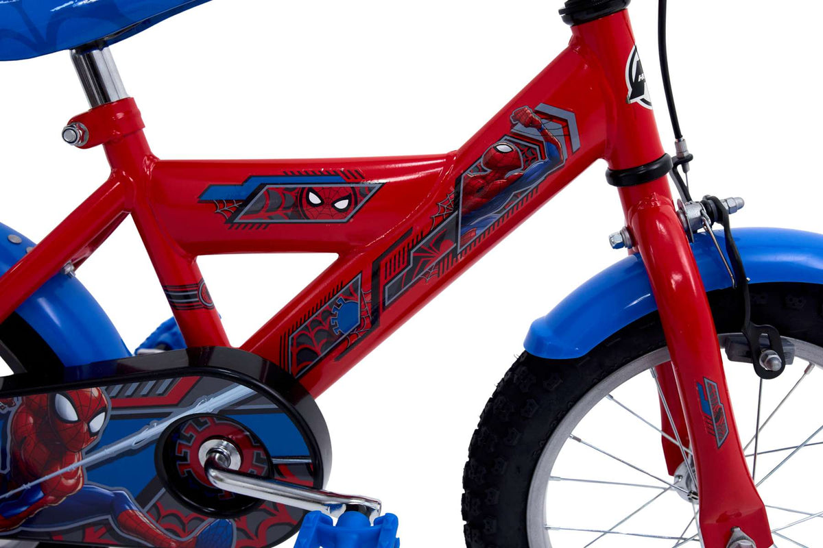 Spider-Man Kinderfiets - Jongens - 14 inch - Rood Blauw