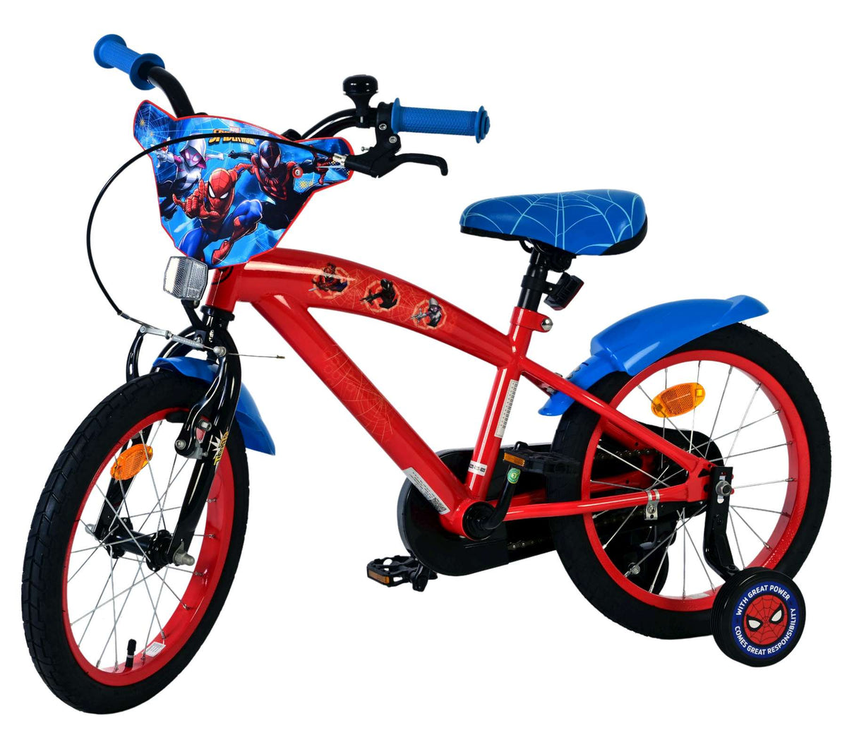 Spider-Man Kinderfiets - Jongens - 16 inch - Rood