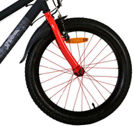 Spider-Man - Kinderfiets - Jongens - 20 inch - Mat Zwart - 2 Handremmen