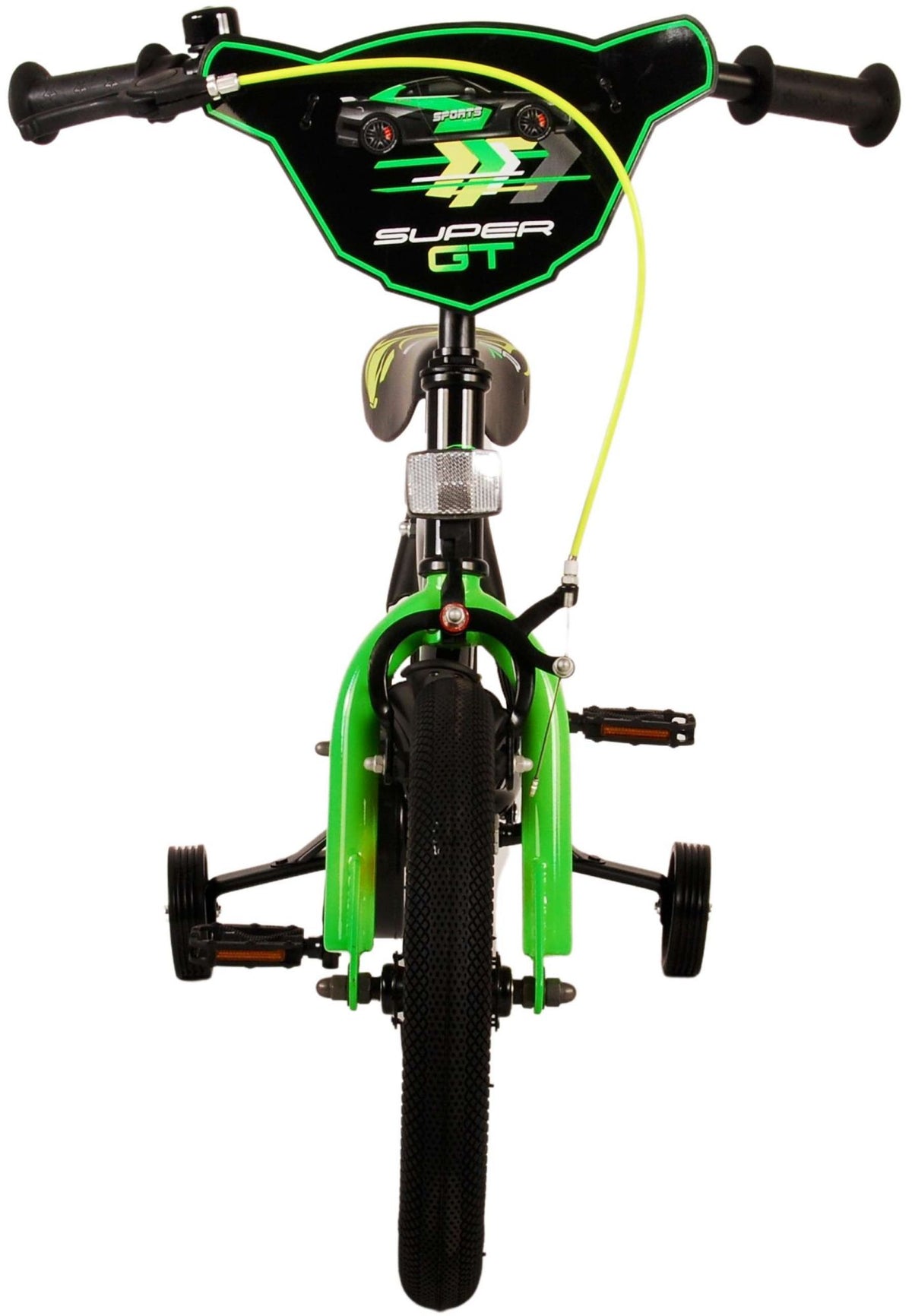 Volare Super GT Kinderfiets - Jongens - 14 inch - Groen - Twee handremmen