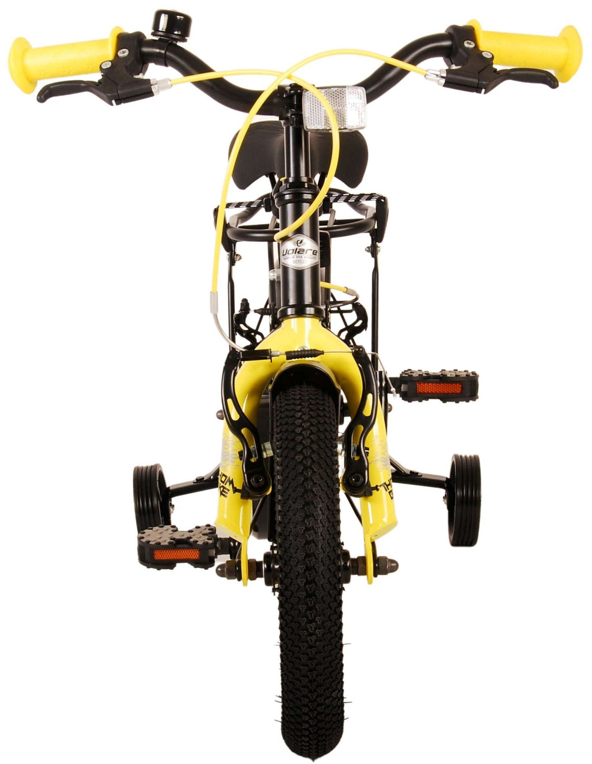 Volare Thombike Kinderfiets - Jongens - 12 inch - Zwart Geel