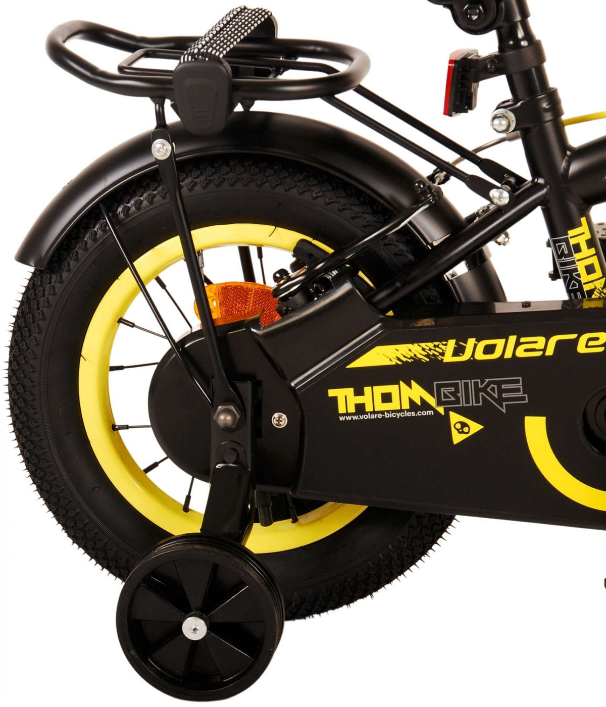 Volare Thombike Kinderfiets - Jongens - 12 inch - Zwart Geel