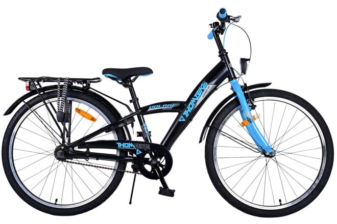 Volare Thombike Kinderfiets - Jongens - 24 inch - Zwart Blauw - Shimano Nexus 3