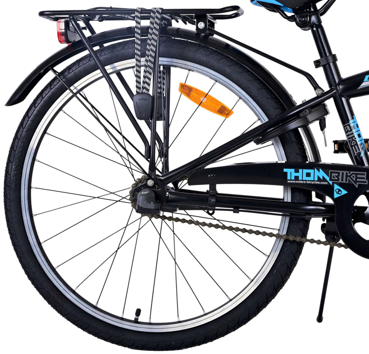 Volare Thombike Kinderfiets - Jongens - 24 inch - Zwart Blauw - Shimano Nexus 3