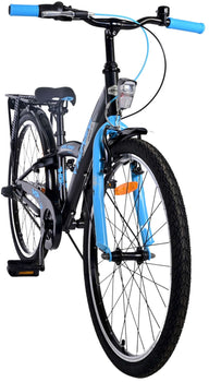 Volare Thombike Kinderfiets - Jongens - 24 inch - Zwart Blauw - Shimano Nexus 3