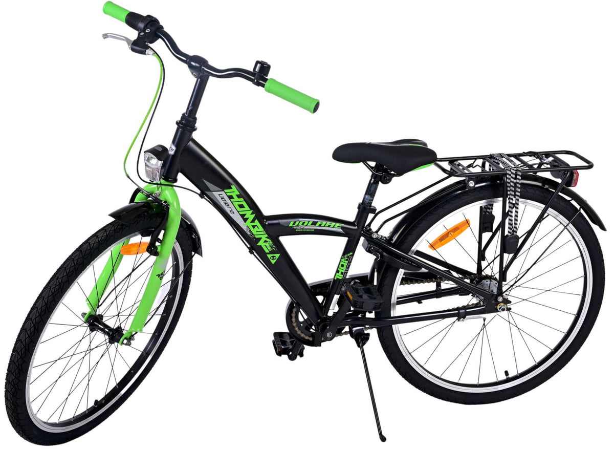 Volare Thombike Kinderfiets - Jongens - 24 inch - Groen Zwart - Nexus 3