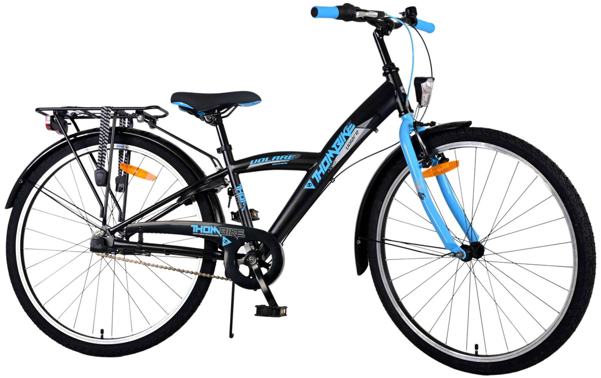 Volare Thombike Kinderfiets - Jongens - 26 inch - Zwart Blauw - Nexus 3
