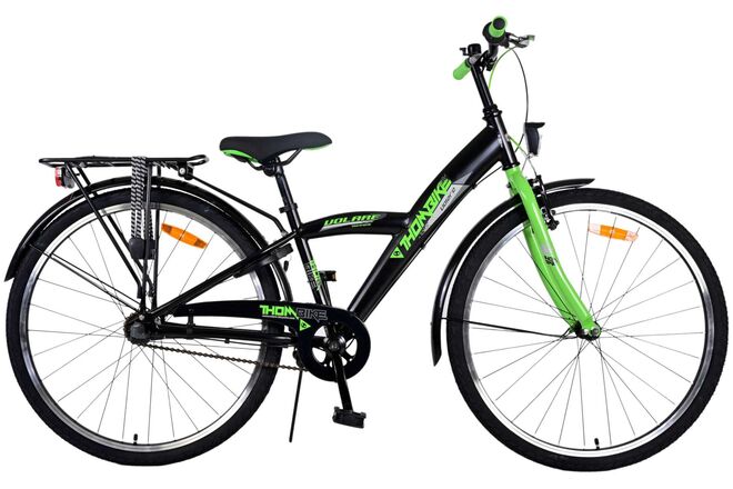 Volare Thombike Kinderfiets - Jongens - 26 inch - Zwart Groen - Nexus 3