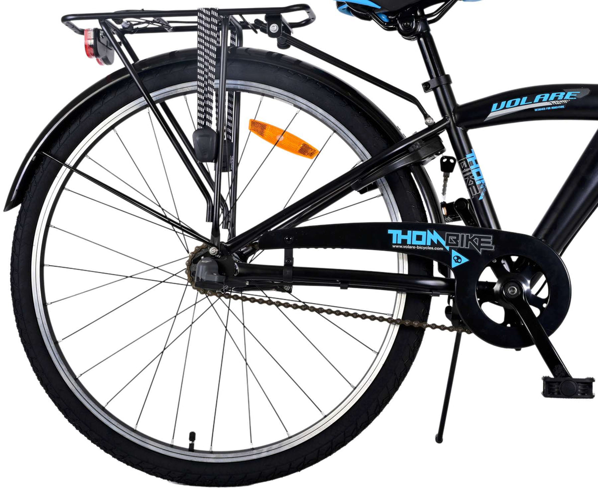 Volare Thombike Kinderfiets - Jongens - 26 inch - Zwart Blauw - Nexus 3