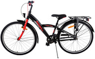 Volare Thombike Kinderfiets - Jongens - 26 inch - Zwart Rood - Nexus 3