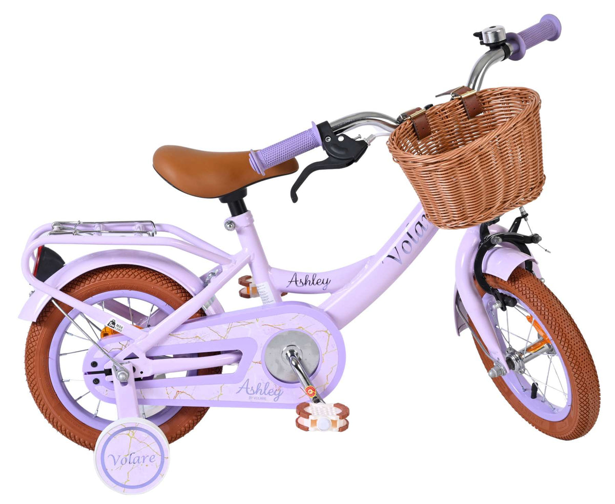 Volare Ashley Kinderfiets - Meisjes - 12 inch - Lila