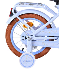 Volare Ashley Kinderfiets - Meisjes - 14 inch - Pastel Blauw