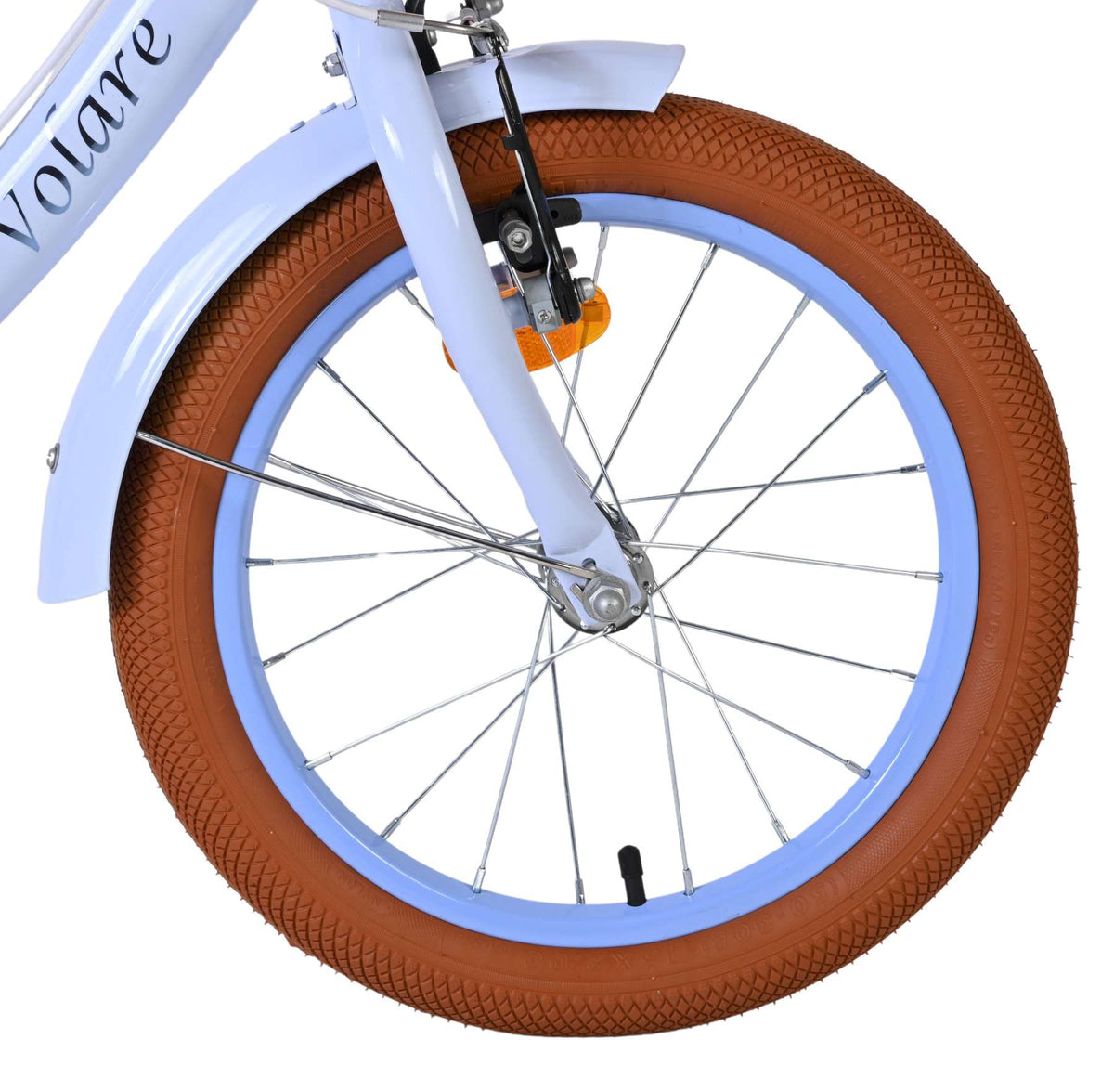 Volare Ashley Kinderfiets - Meisjes - 16 inch - Pastel Blauw- Twee Handremmen