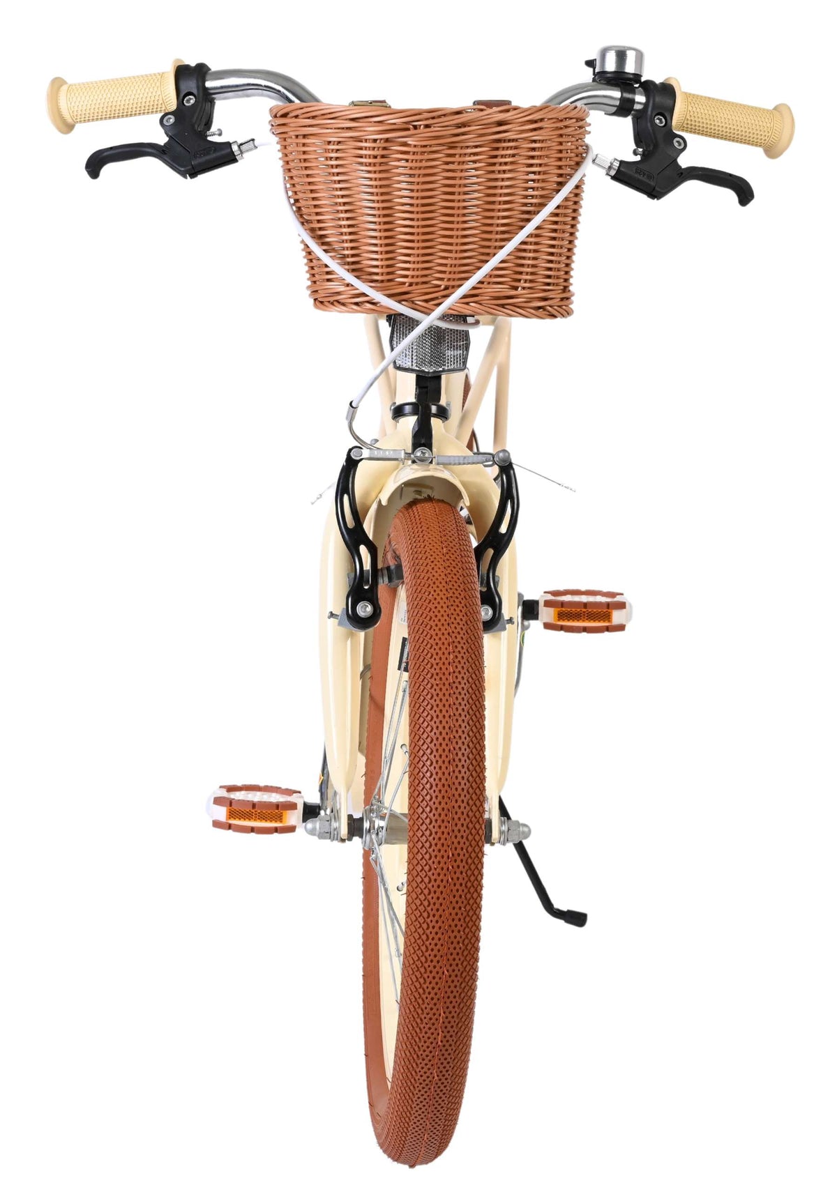 Volare Ashley Kinderfiets - Meisjes - 18 inch - Creme - Twee handremmen