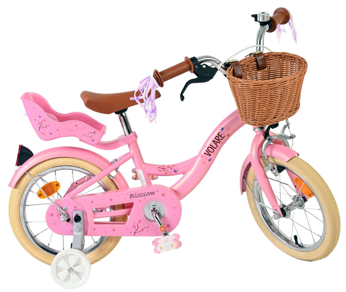 Volare Blossom Kinderfiets - Meisjes - 14 inch - Roze