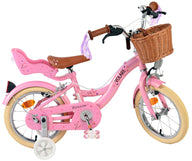 Volare Blossom Kinderfiets - Meisjes - 14 inch - Roze - Twee Handremmen