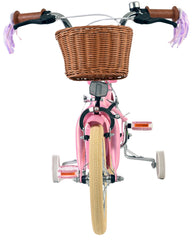 Volare Blossom Kinderfiets - Meisjes - 14 inch - Roze - Twee Handremmen