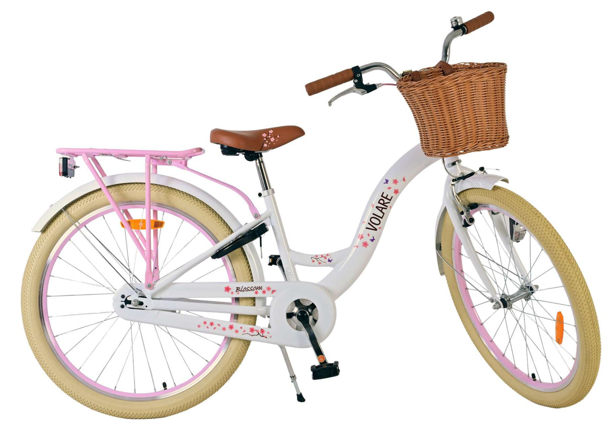 Volare Blossom Kinderfiets - Meisjes - 24 inch - Wit