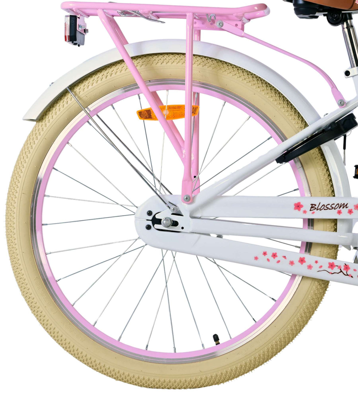 Volare Blossom Kinderfiets - Meisjes - 24 inch - Wit