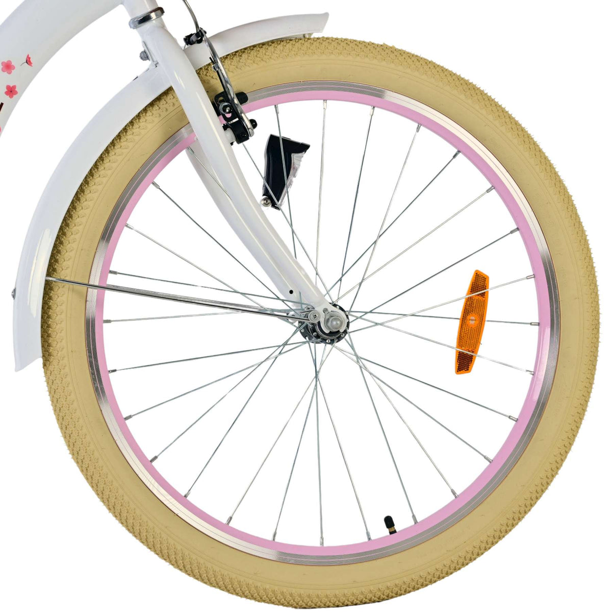 Volare Blossom Kinderfiets - Meisjes - 24 inch - Wit