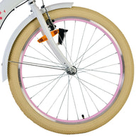 Volare Blossom Kinderfiets - Meisjes - 24 inch - Wit - 3 Versnellingen