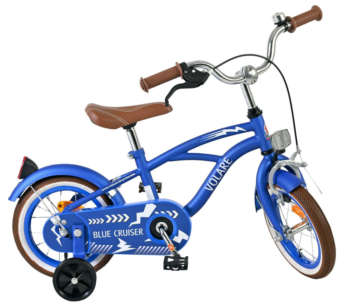 Volare Blue Cruiser Kinderfiets - Jongens - 12 inch - Blauw - 85% afgemonteerd